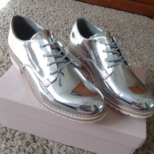 Silver Oxford Shoes